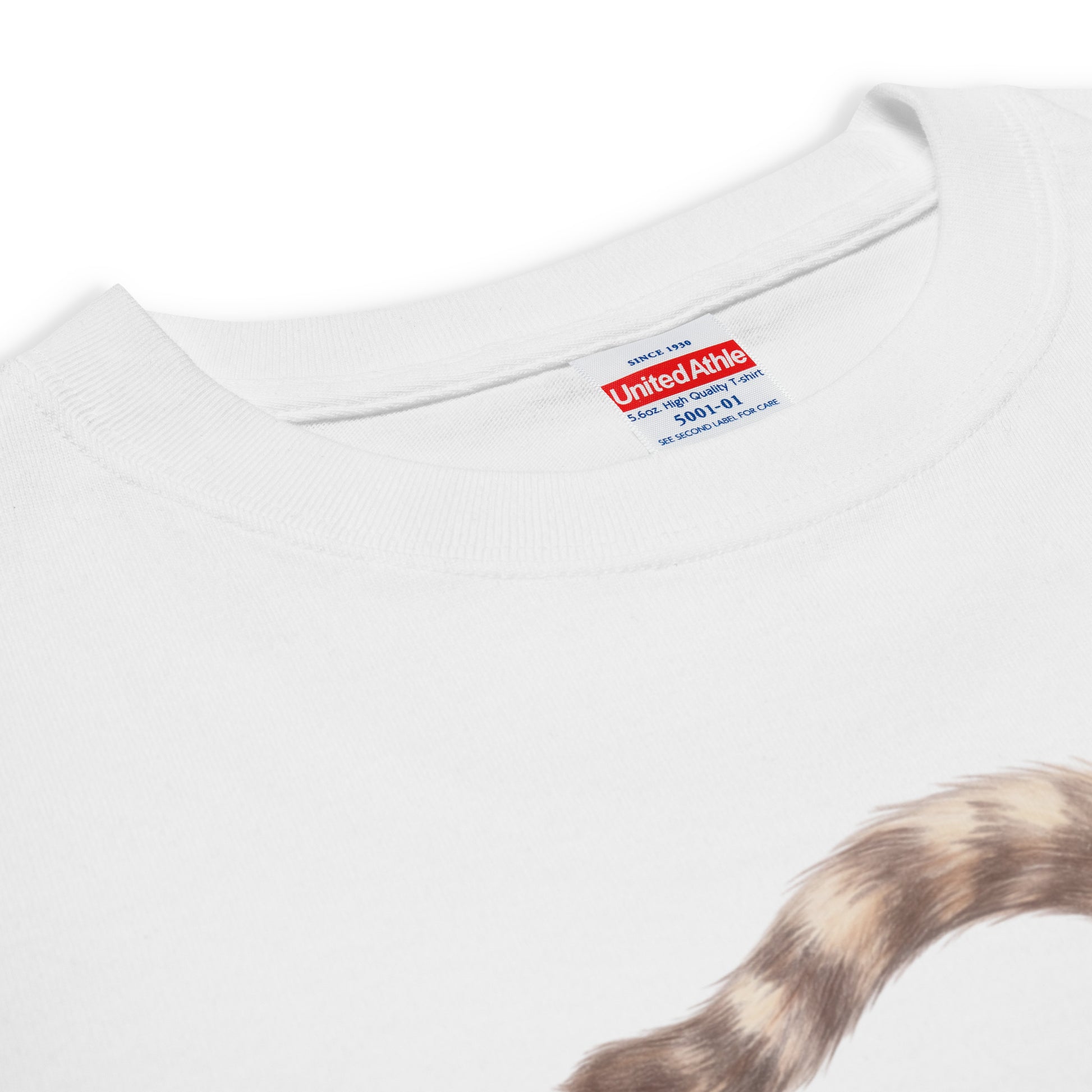 ペット似顔絵Tシャツ 生地・プリント質感 アップ